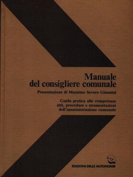 Manuale del consigliere comunale