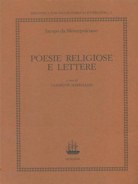 Poesie religiose e lettere