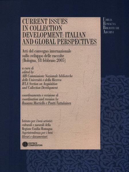 Current issue in collection development: italian and global perspectives