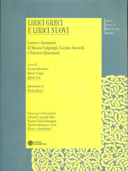 Lirici greci e lirici nuovi