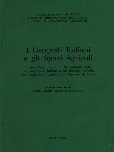 I geografi italiani e gli spazi agricoli