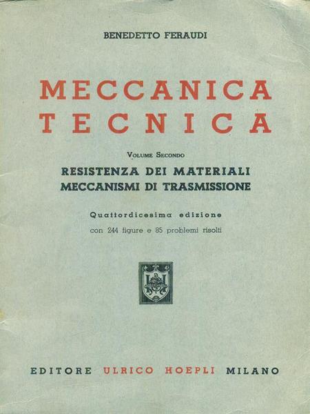 Meccanica tecnica vol. 2