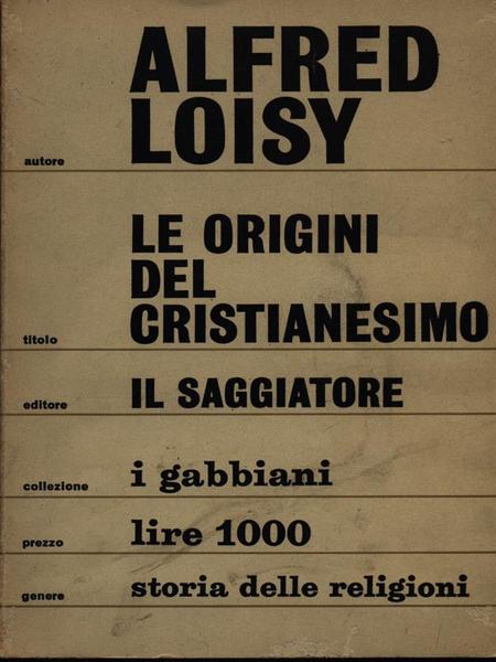 Le origini del cristianesimo