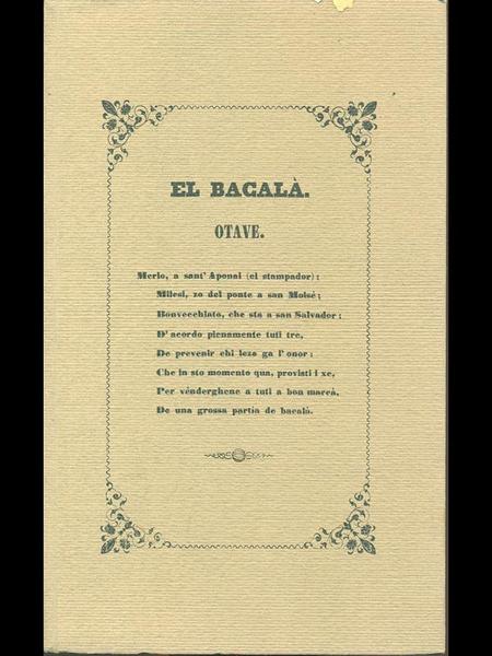 El Bacala'. Otave.