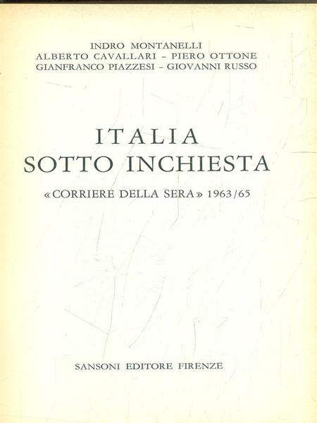 Italia sotto inchiesta