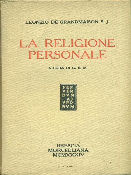 La religione personale