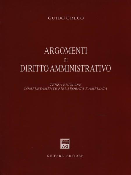 Argomenti di diritto amministrativo