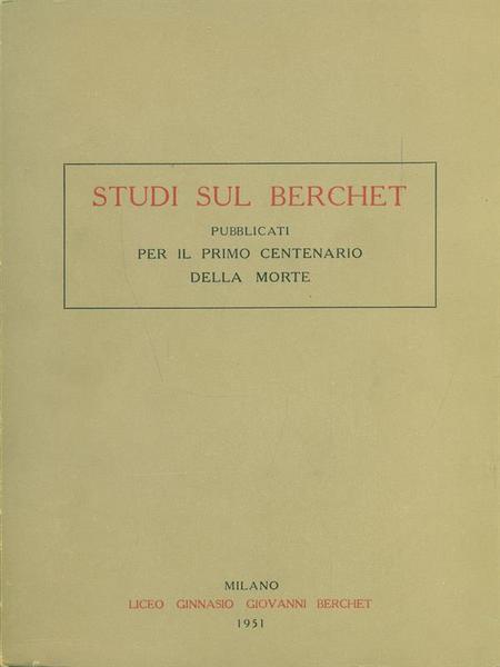Studi sul Berchet