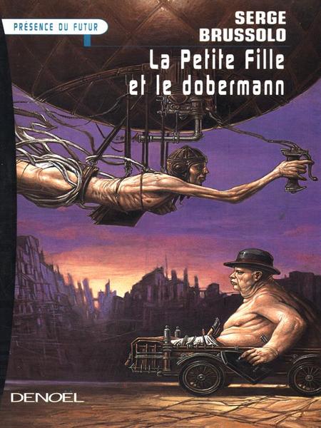 La petite fille et le dobermann