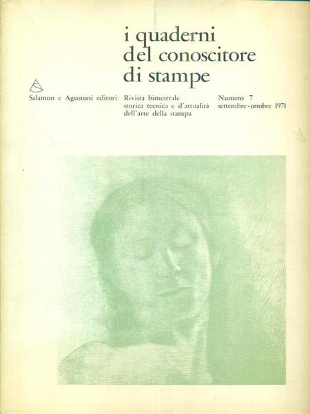 I quaderni del conoscitore di stampe 7/settembre-ottobre 1971