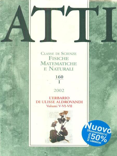 Atti - classe di scienze fisiche matematiche e naturali 160/I …