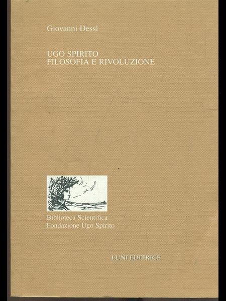 Ugo spirito. filosofia e religione