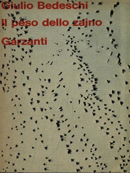 Il peso dello zaino