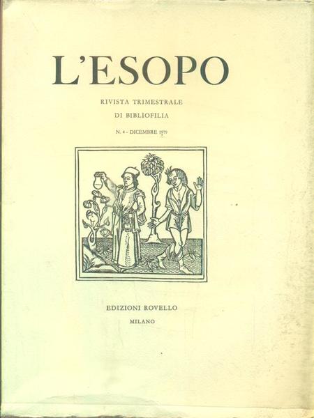 L'Esopo. n 4/ dicembre 1979