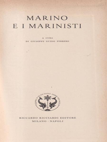 Marino e i marinisti