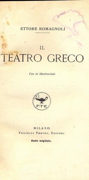 Il teatro greco