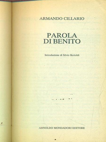 Parola di Benito