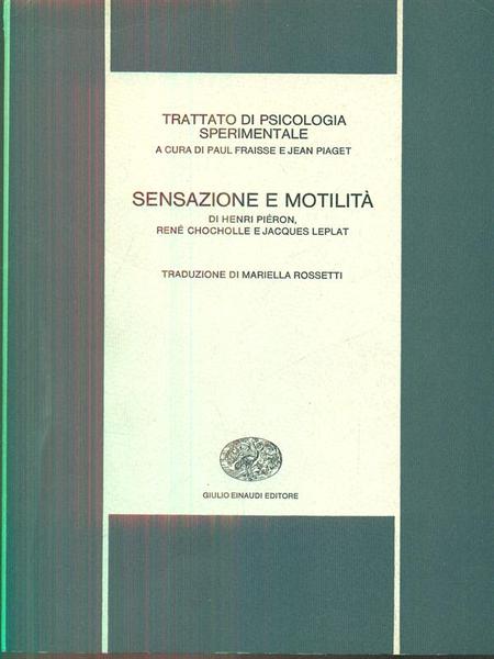 Sensazione e motilita'