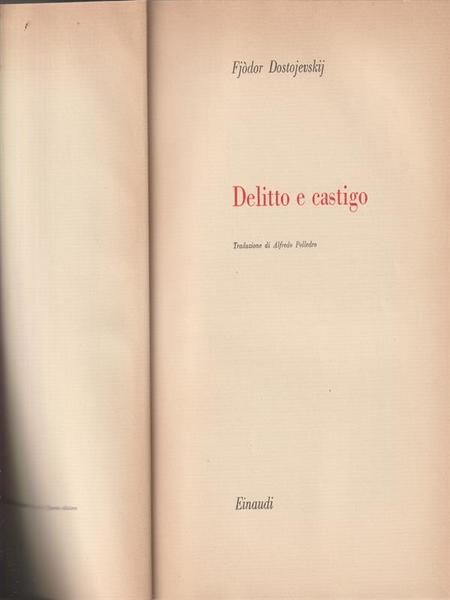 Delitto e Castigo