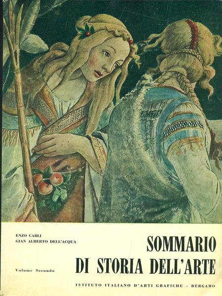 Sommario di storia dell'arte - Volume Secondo
