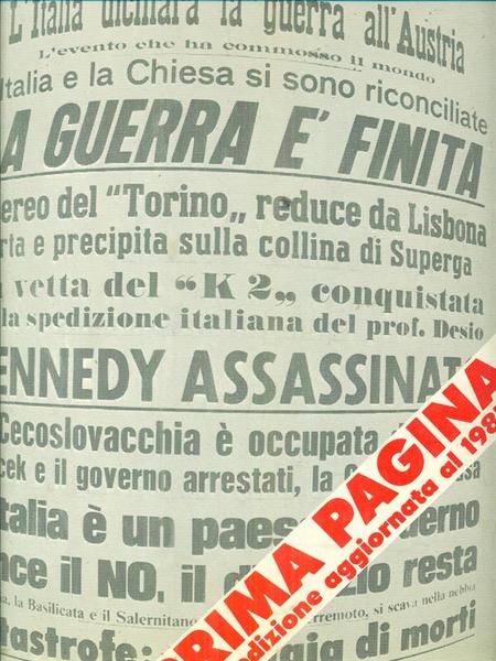 Prima pagina La stampa 1867 1985