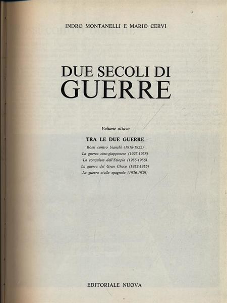 Due secoli di guerre vol. 8 - Tra le due …