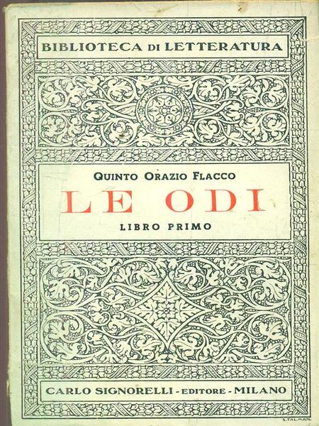 Le odi. Libro primo