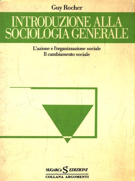 Introduzione alla sociologia generale