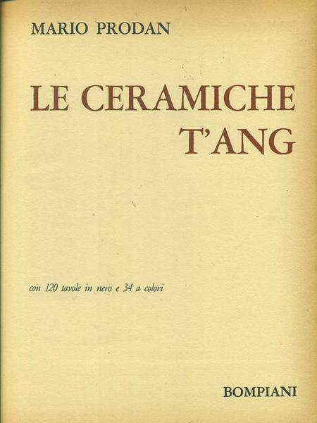Le ceramiche t'Ang