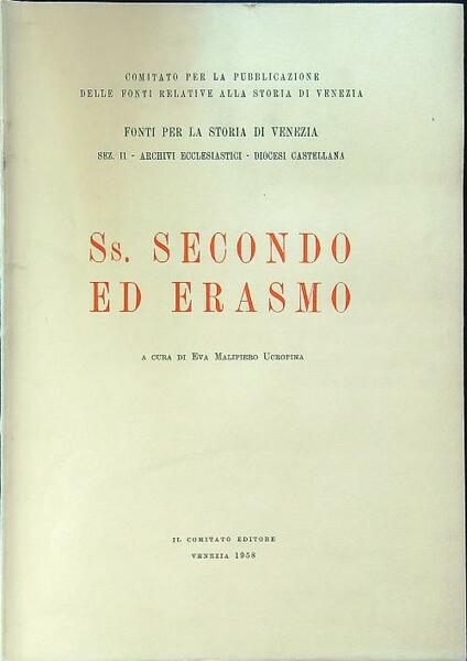 Ss.Secondo ed Erasmo. 1089-1199