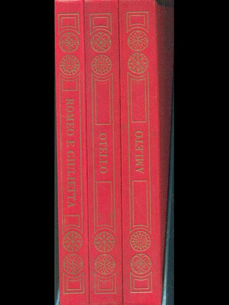 Amleto, otello, romeo e giulietta