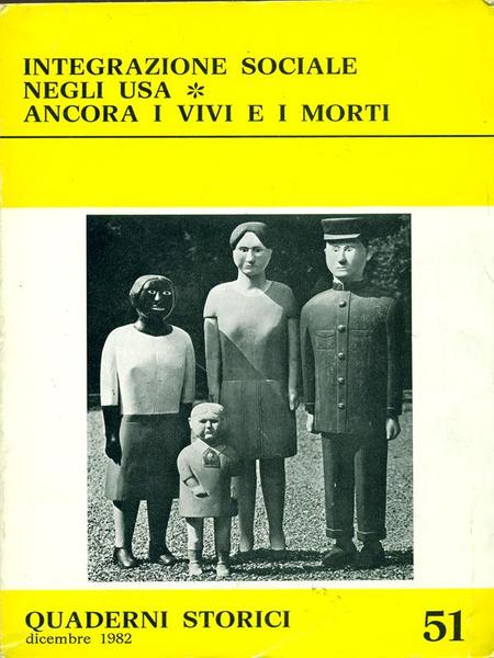 Integrazione sociale negli USA. Ancora i vivi e i morti