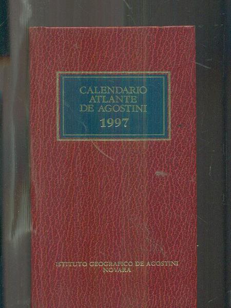 Calendario atlante De Agostini 1997