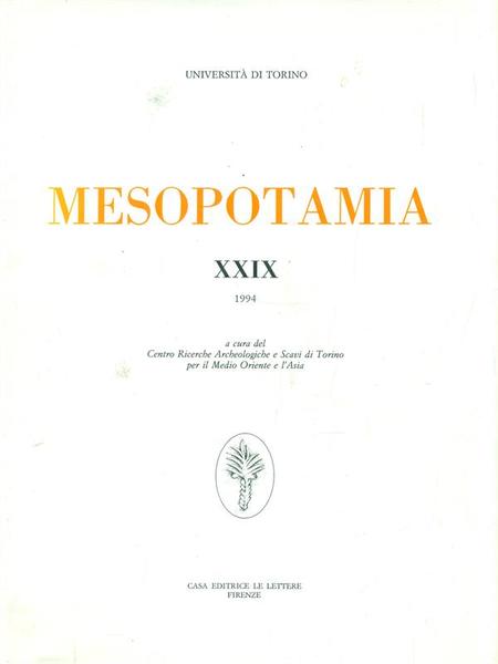 Mesopotamia XXIX