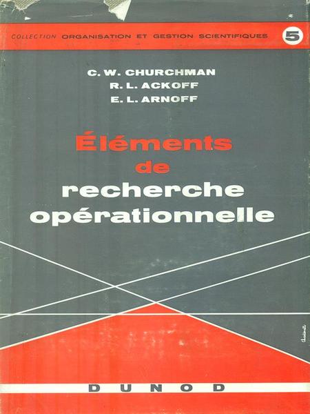 Elements de recherche operationelle