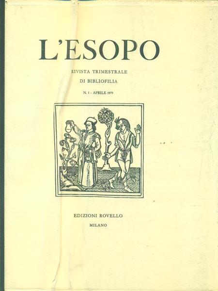 L'Esopo. Rivista trimestrale. Annata completa 1979