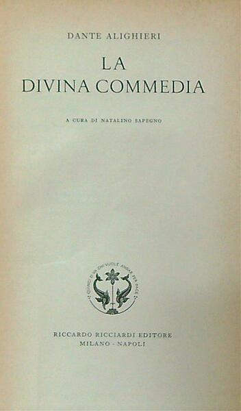 La divina commedia