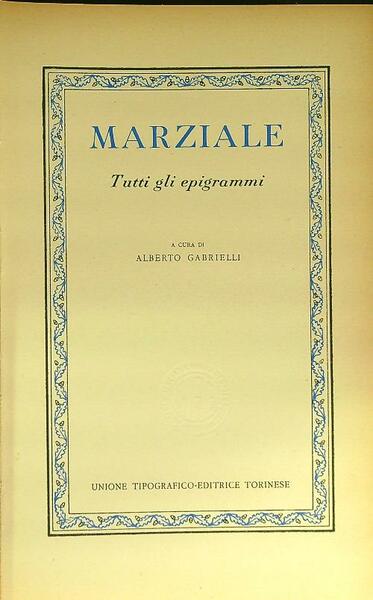 Tutti gli epigrammi