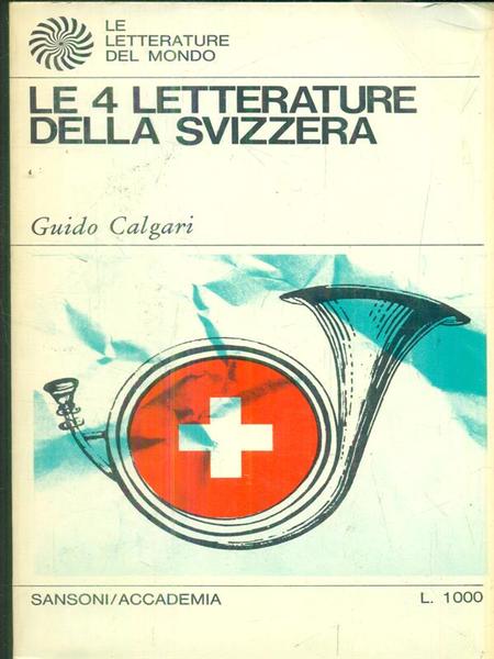 Le 4 letterature della svizzera