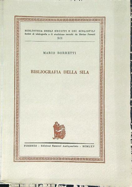 Bibliografia della sila