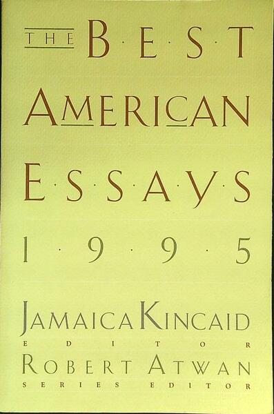 The best american essays 1995