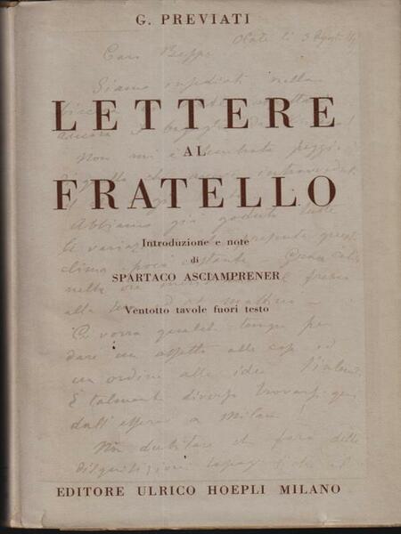 Lettere al fratello