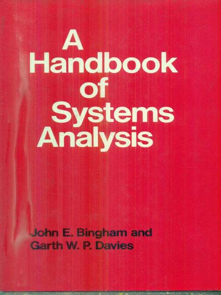 A handbook of Systems Analysis