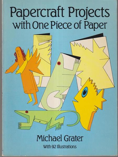 Papercraft projects with one piece of paper