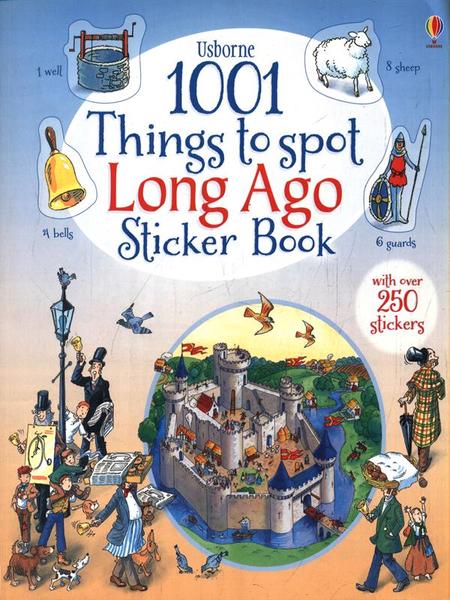 1001 Things to spot Long Ago Sticker Book