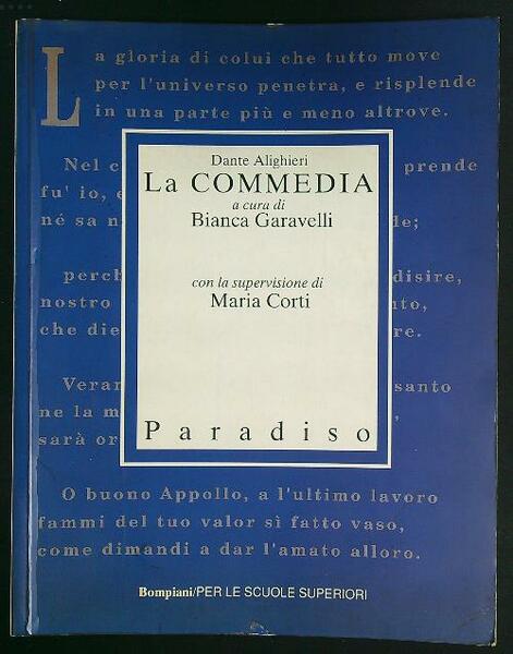 La Commedia. Paradiso