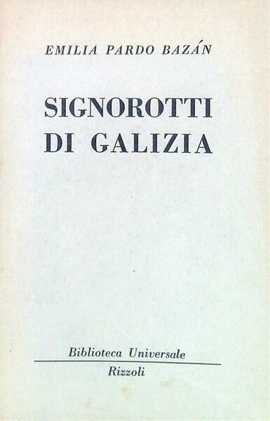 Signorotti di Galizia
