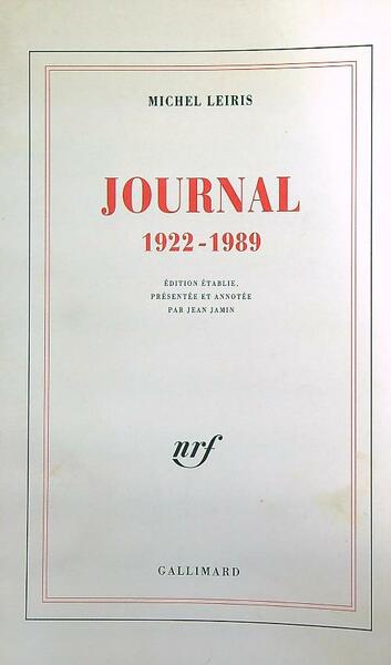 Journal 1922-1989