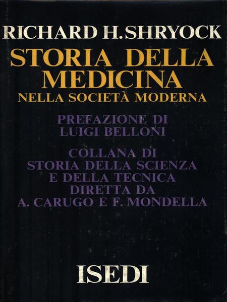 Storia della medicina nella societa' moderna