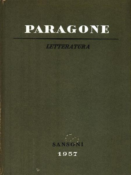 Paragone Letteratura N. 86/88/90/92/94/96
